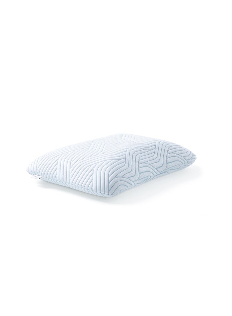 TEMPUR Symphony SmartCool Pillow – Made with TEMPUR® Material with Cooling Technology – Dual-Sided Sloped Design for Neck, Head & Shoulder Support – Ideal for Back & Side Sleepers – Pressure Relief, M - Image 1